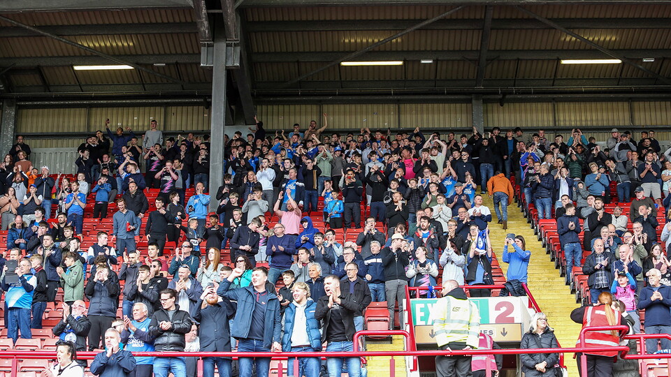 Posh Fans at Barnsley