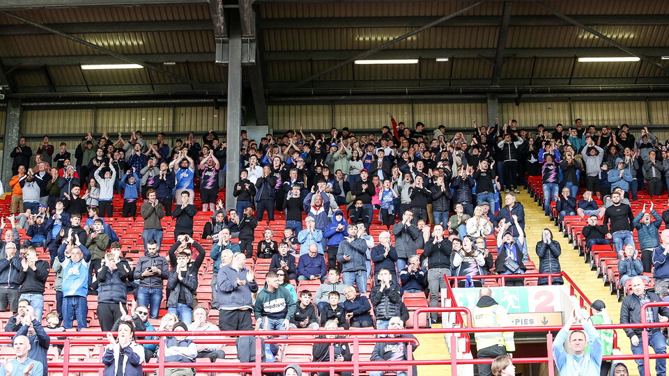Posh Fans at Barnsley