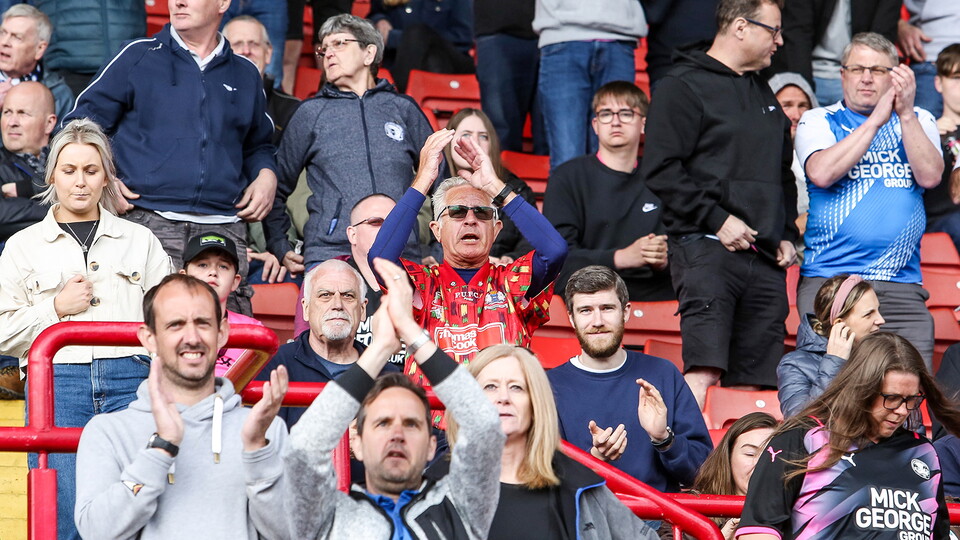 Posh Fans at Barnsley