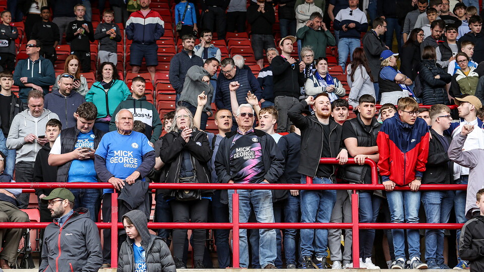 Posh Fans at Barnsley