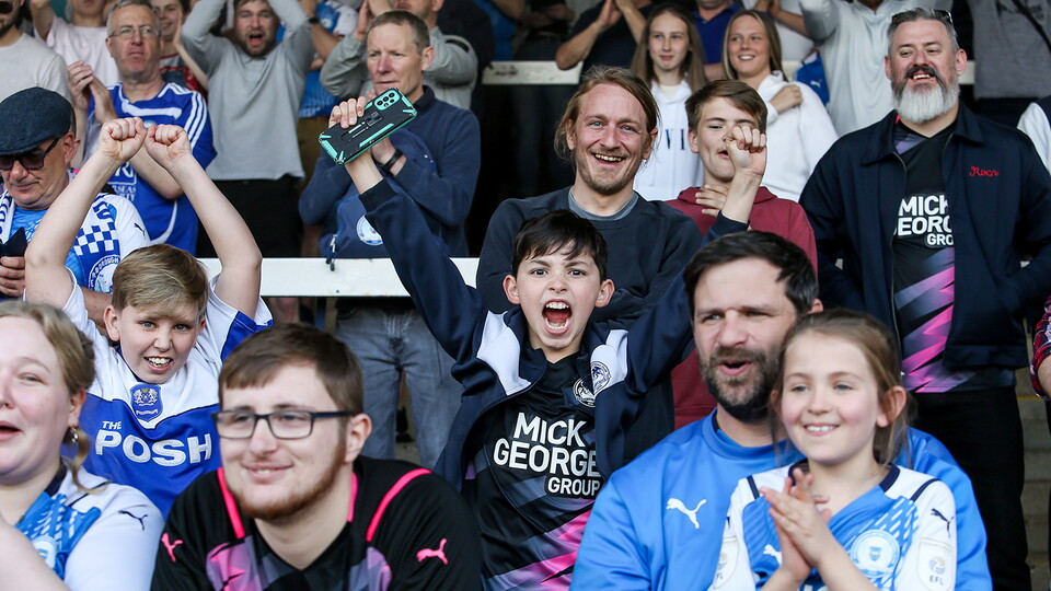 Posh Fans v Blackburn Rovers - 15/04/2022