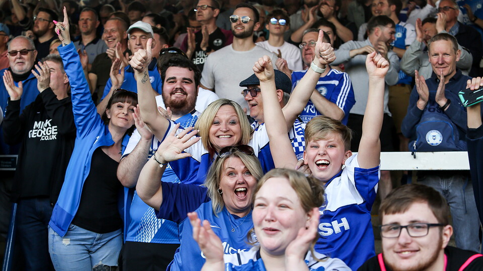 Posh Fans v Blackburn Rovers - 15/04/2022