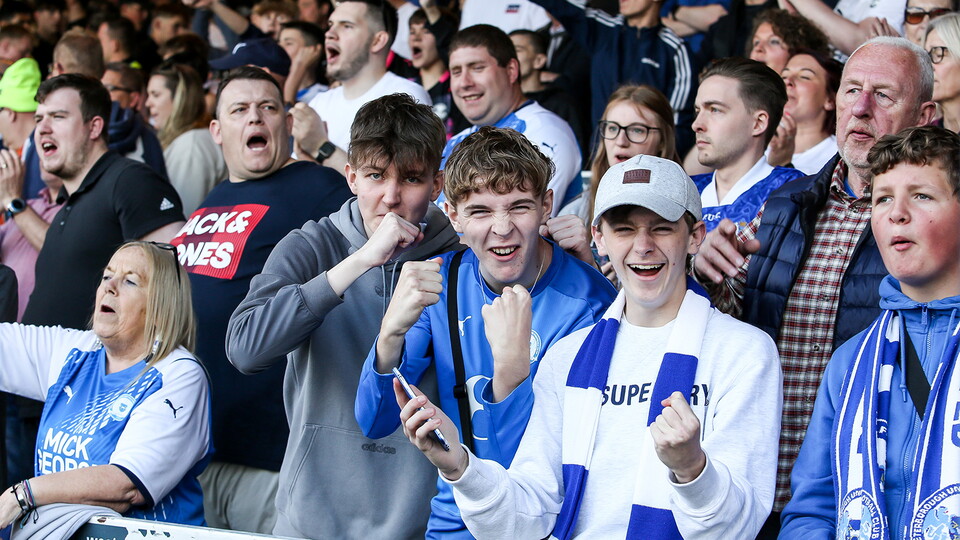 Posh Fans v Blackburn Rovers - 15/04/2022