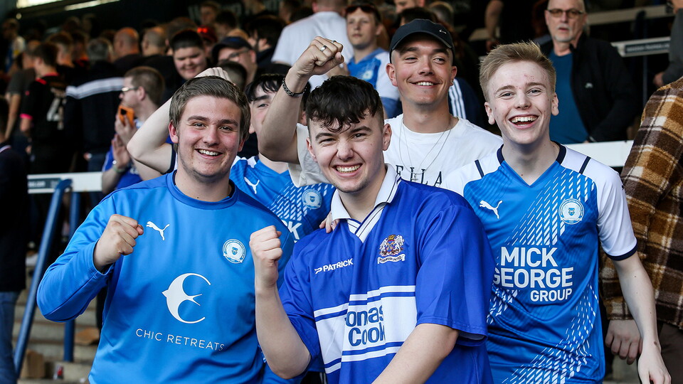Posh Fans v Blackburn Rovers - 15/04/2022