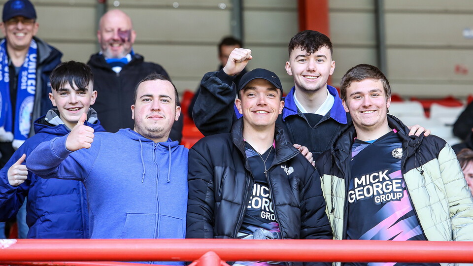 Posh Fans at Bristol City