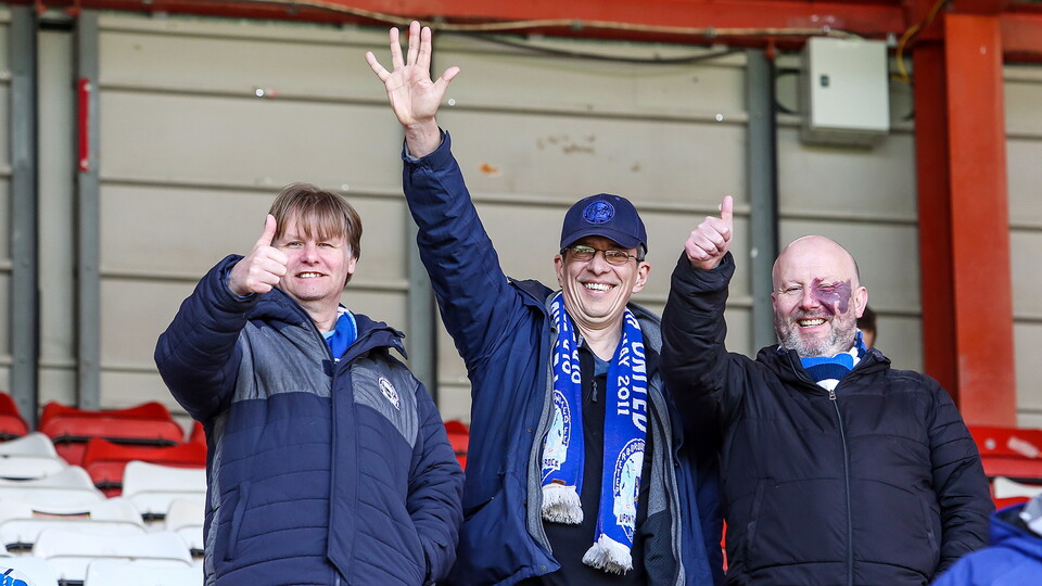 Posh Fans at Bristol City