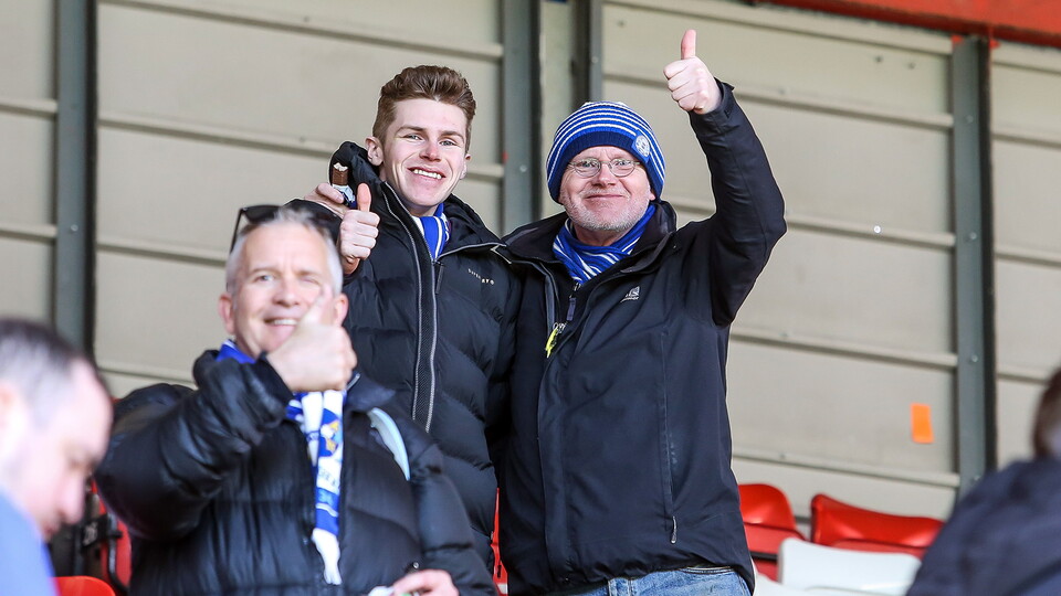 Posh Fans at Bristol City