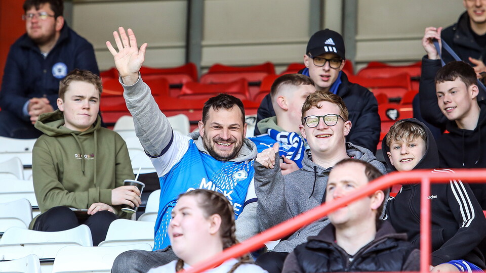 Posh Fans at Bristol City