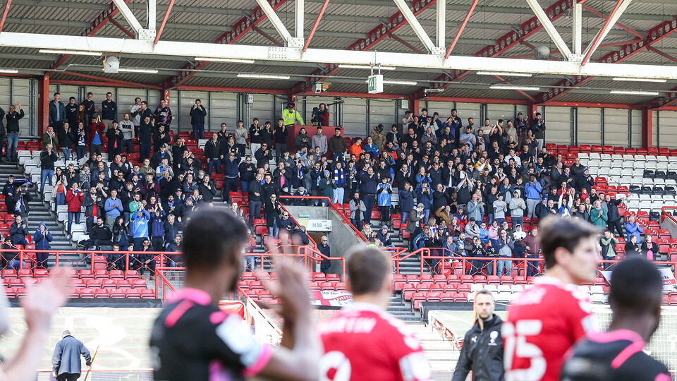 Posh Fans at Bristol City