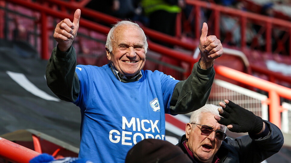 Posh Fans at Bristol City