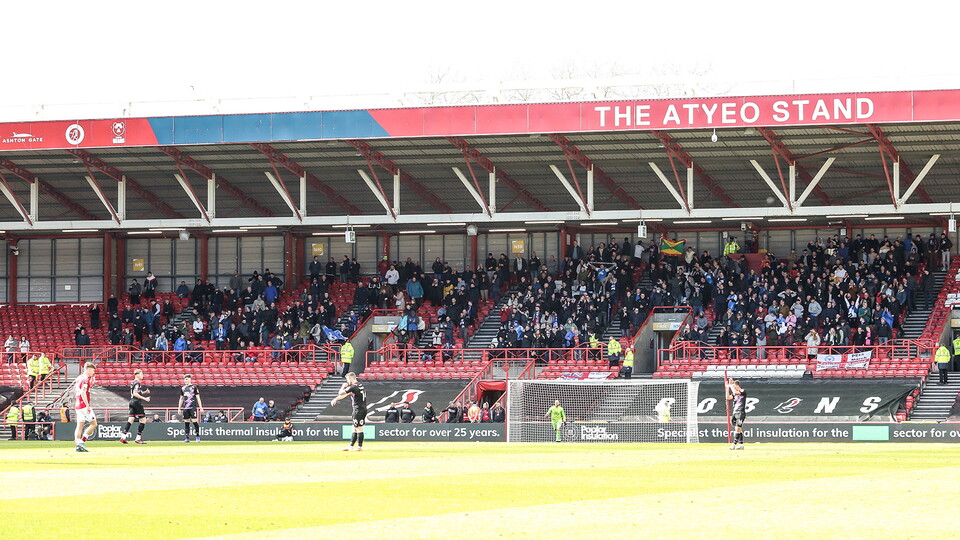 Posh Fans at Bristol City