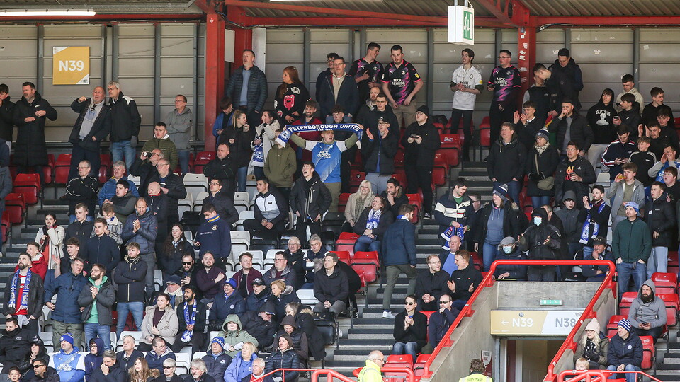 Posh Fans at Bristol City