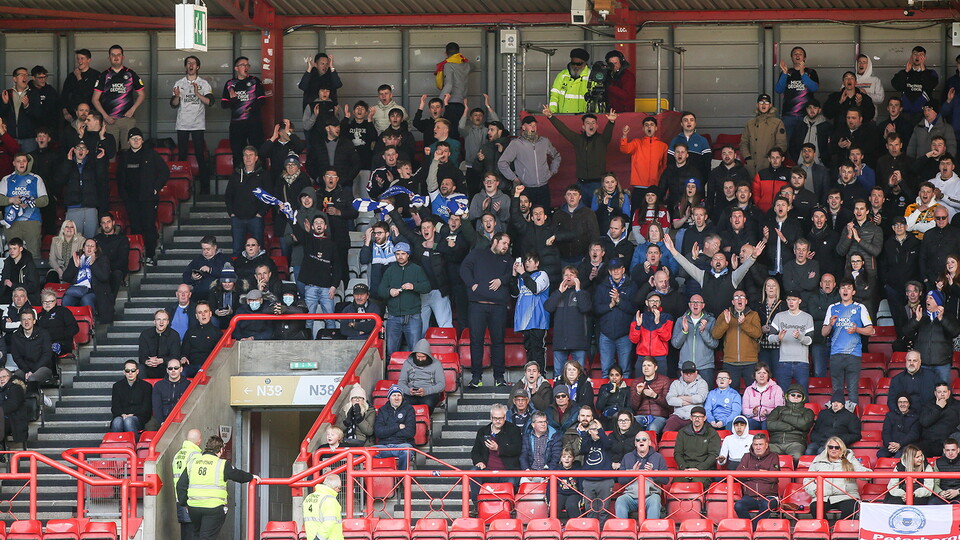 Posh Fans at Bristol City