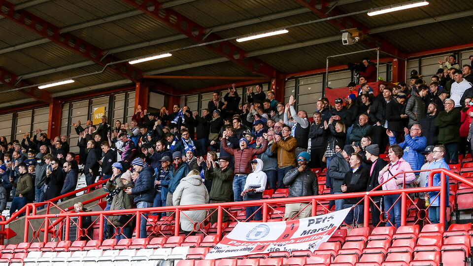 Posh Fans at Bristol City