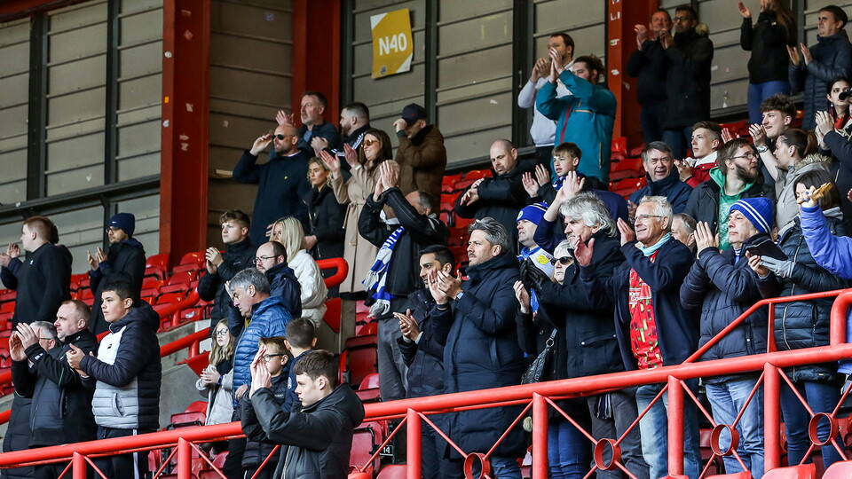Posh Fans at Bristol City