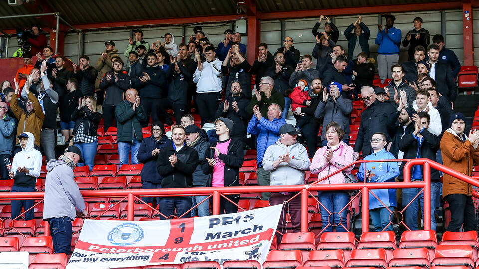 Posh Fans at Bristol City