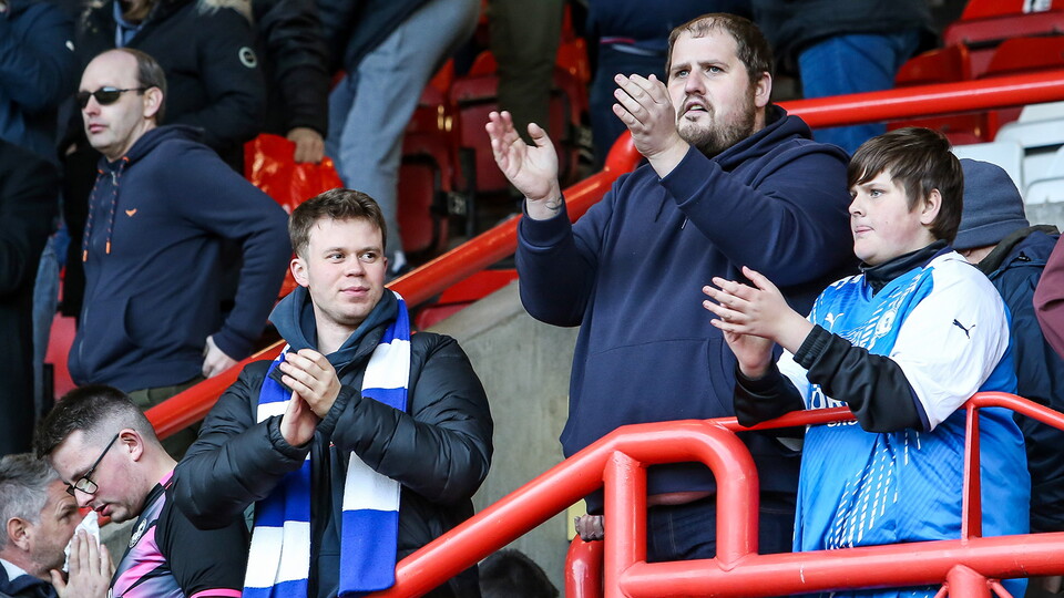 Posh Fans at Bristol City