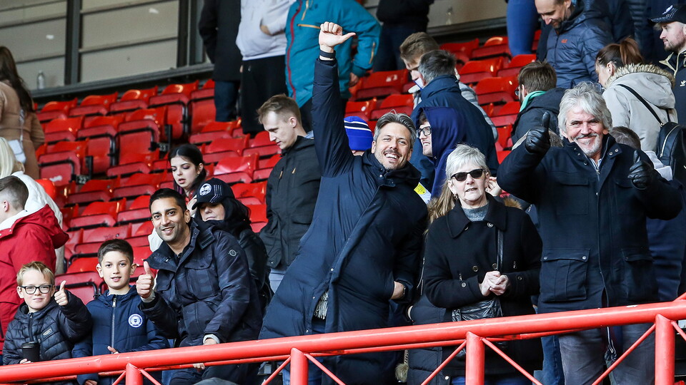 Posh Fans at Bristol City