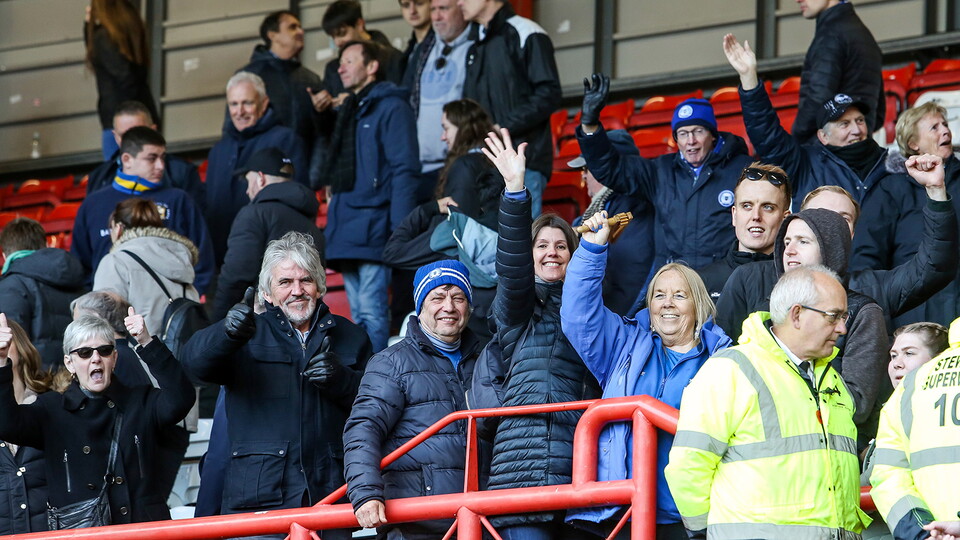 Posh Fans at Bristol City