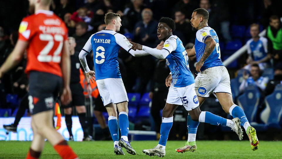 Posh v Luton Town - 05/04/2022