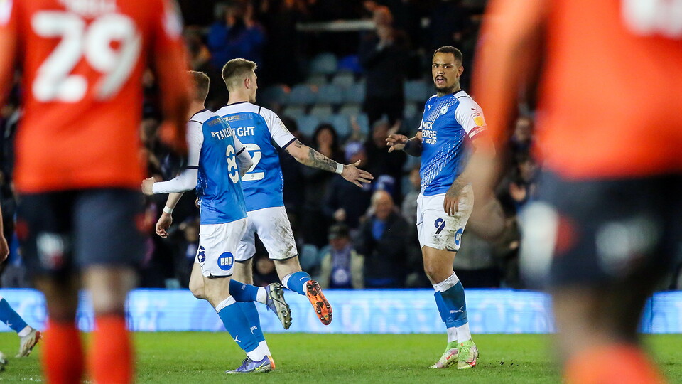 Posh v Luton Town - 05/04/2022