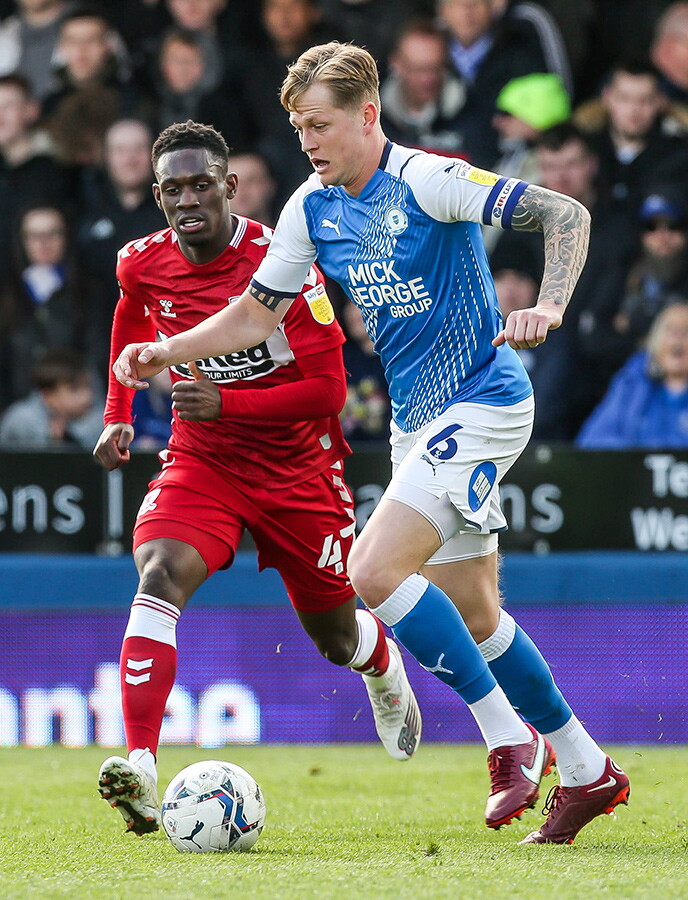 Posh v Middlesbrough - 02/04/2022