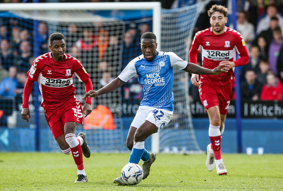 Posh v Middlesbrough - 02/04/2022