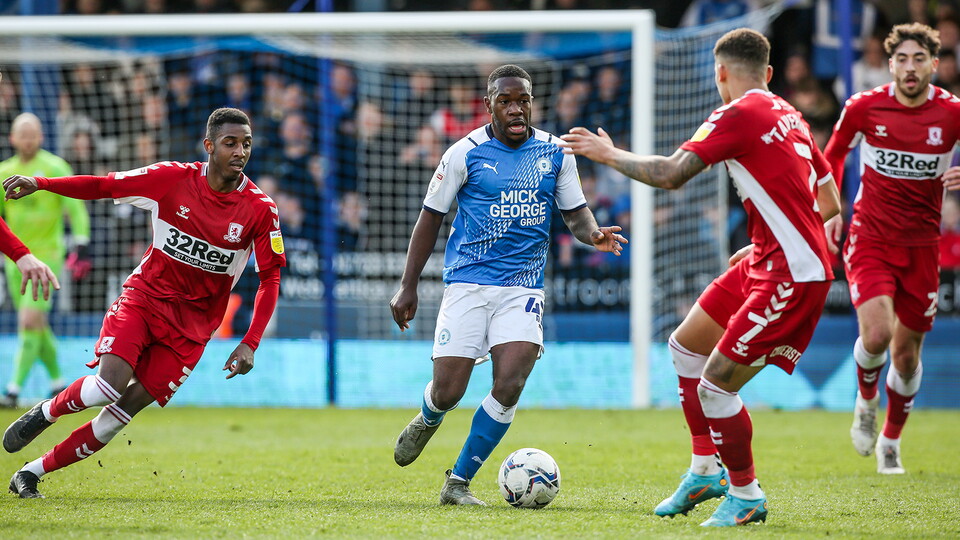 Posh v Middlesbrough - 02/04/2022