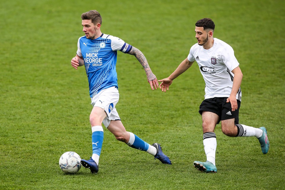 Posh U23s v Ipswich Town U23s - 290422