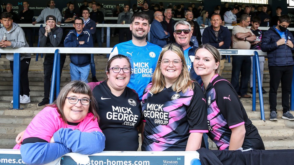 Posh Fans v Blackpool - 07/05/2022