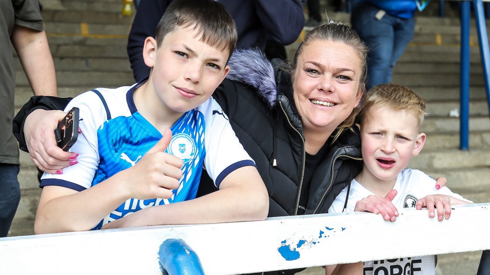 Posh Fans v Blackpool - 07/05/2022