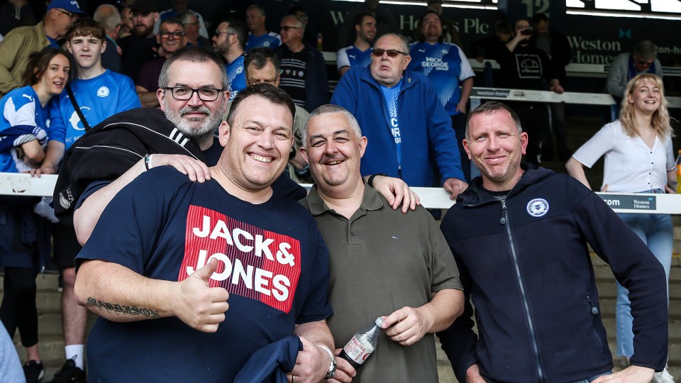 Posh Fans v Blackpool - 07/05/2022