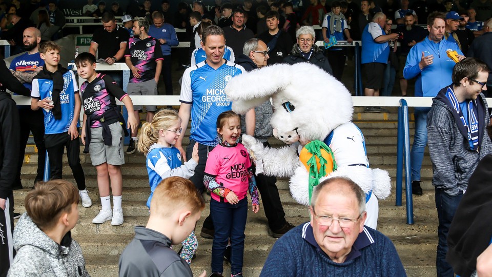 Posh Fans v Blackpool - 07/05/2022