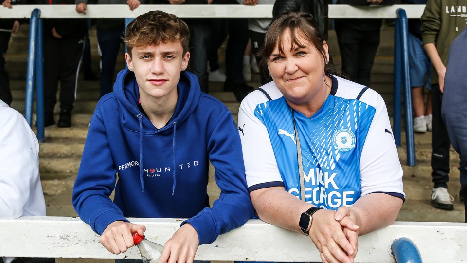 Posh Fans v Blackpool - 07/05/2022