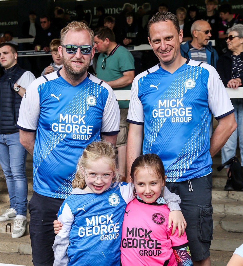 Posh Fans v Blackpool - 07/05/2022
