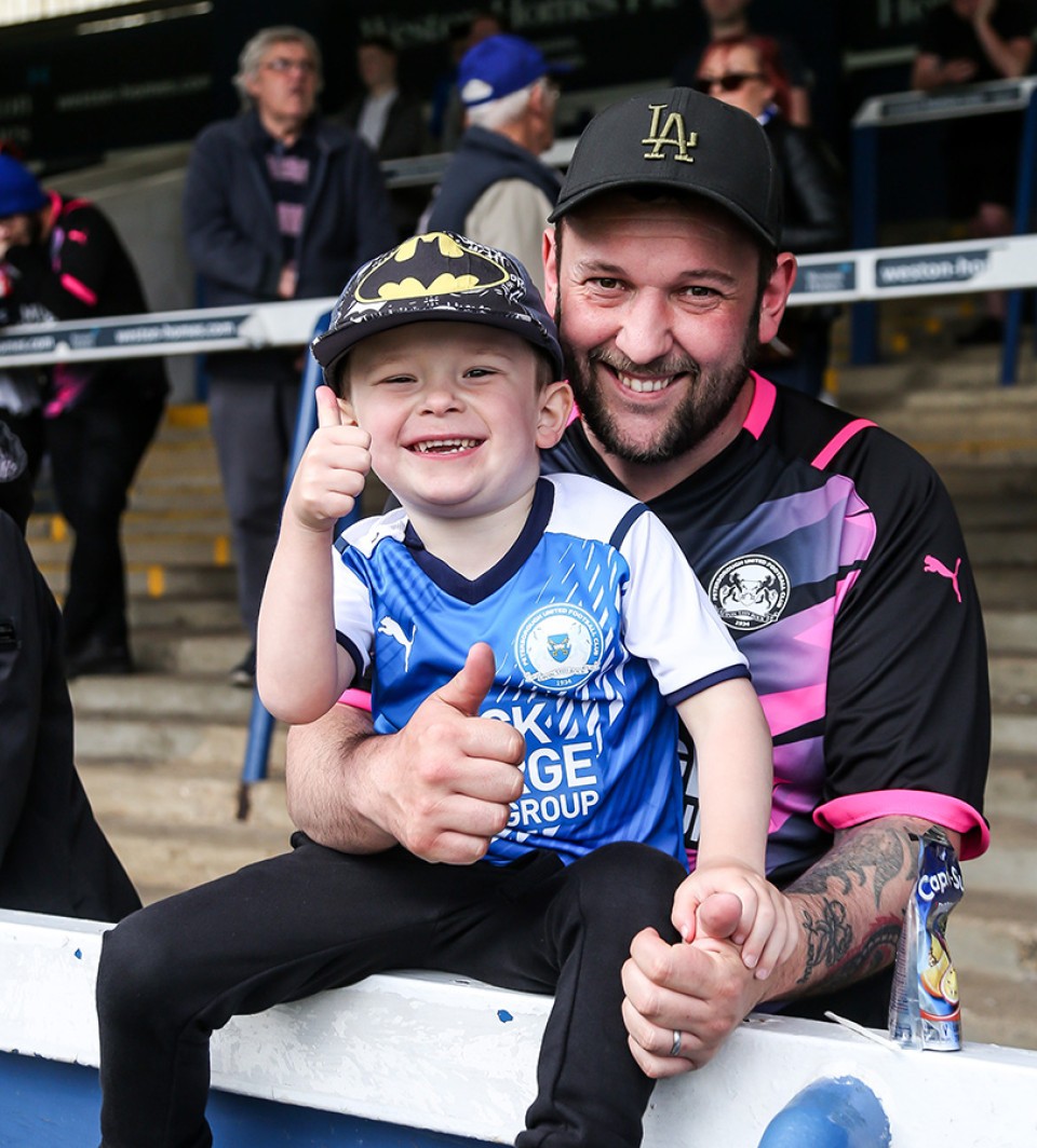 Posh Fans v Blackpool - 07/05/2022