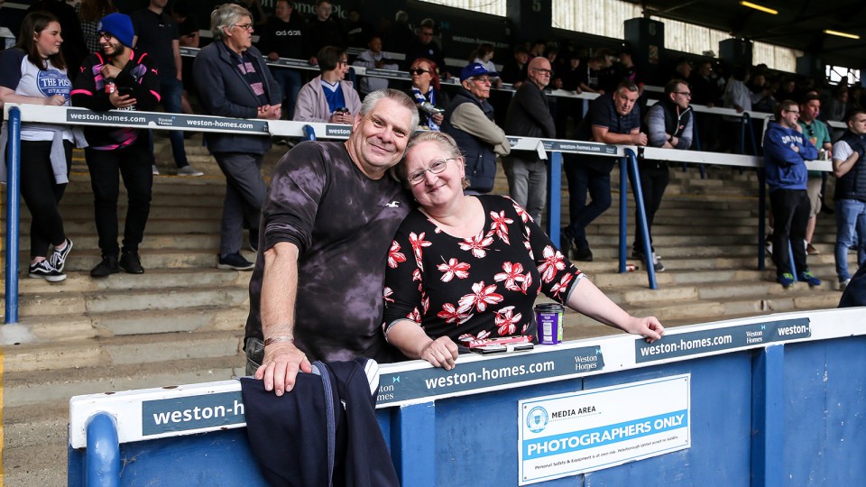 Posh Fans v Blackpool - 07/05/2022