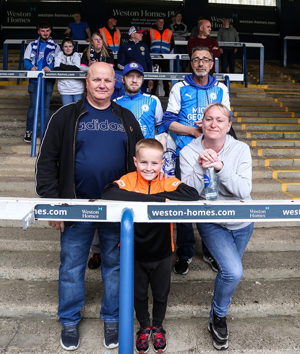 Posh Fans v Blackpool - 07/05/2022