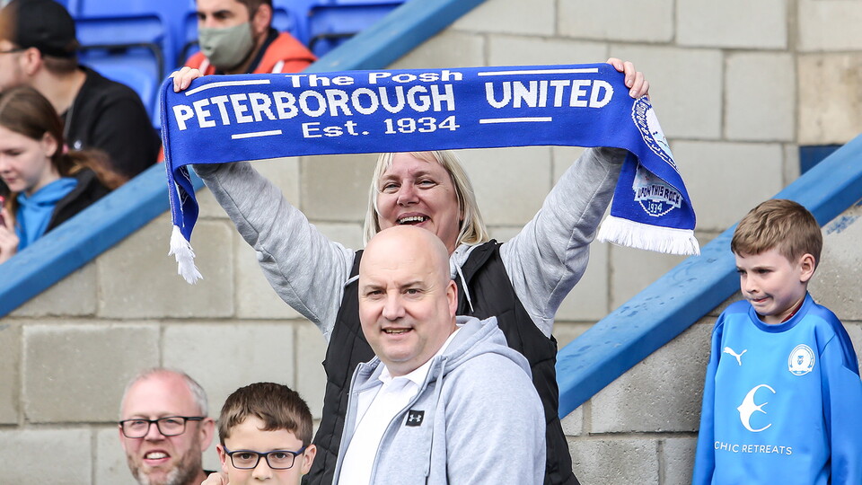 Posh Fans v Blackpool - 07/05/2022