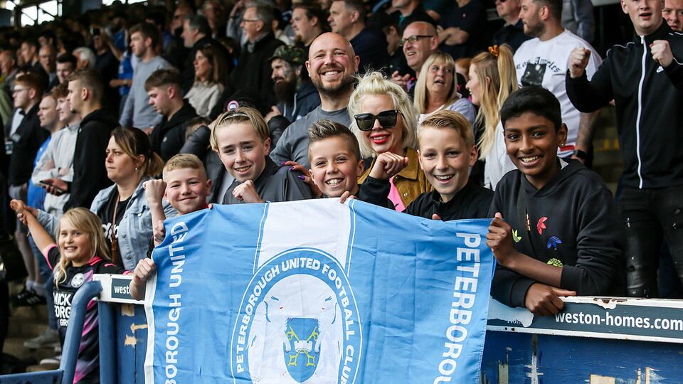 Posh Fans v Blackpool - 07/05/2022