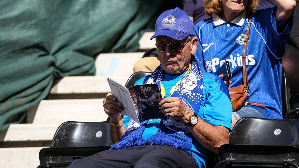 Posh fans at Derby County