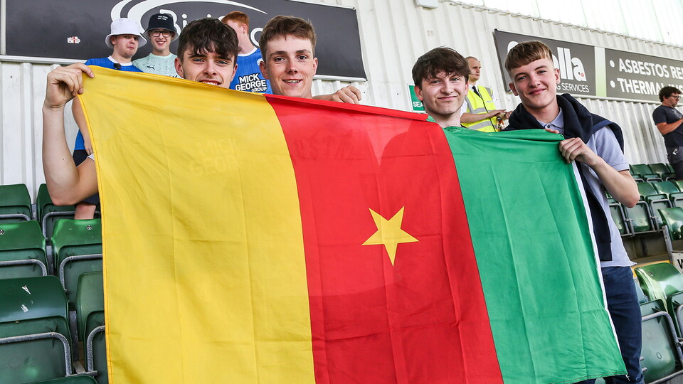 Posh Fans at Plymouth Argyle