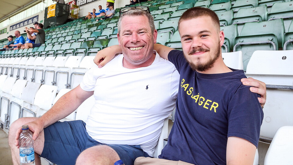 Posh Fans at Plymouth Argyle