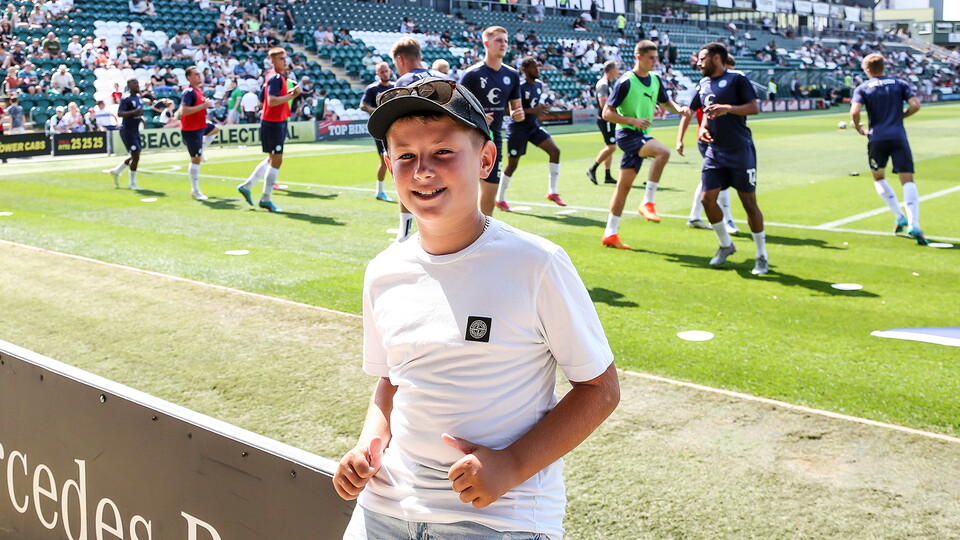 Posh Fans at Plymouth Argyle