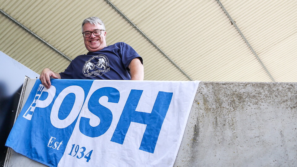 Posh Fans at Plymouth Argyle