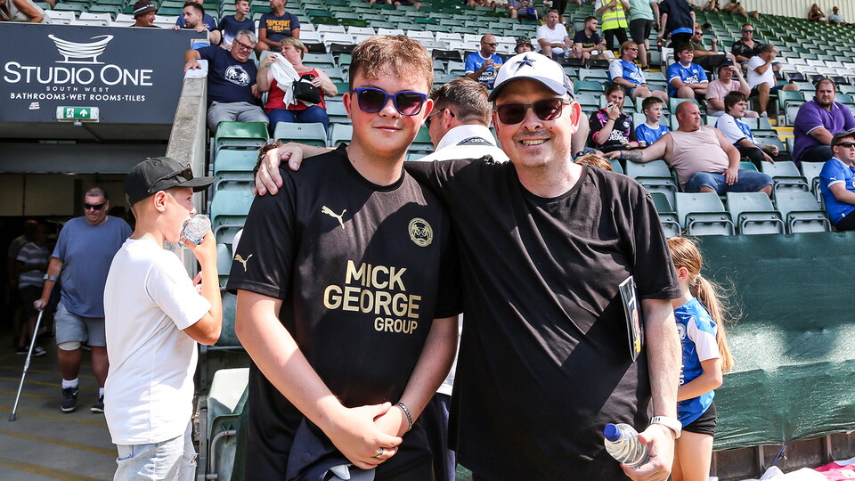 Posh Fans at Plymouth Argyle