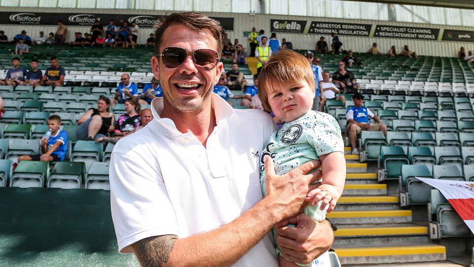 Posh Fans at Plymouth Argyle
