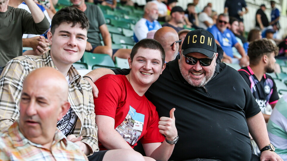 Posh Fans at Plymouth Argyle