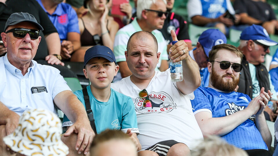 Posh Fans at Plymouth Argyle