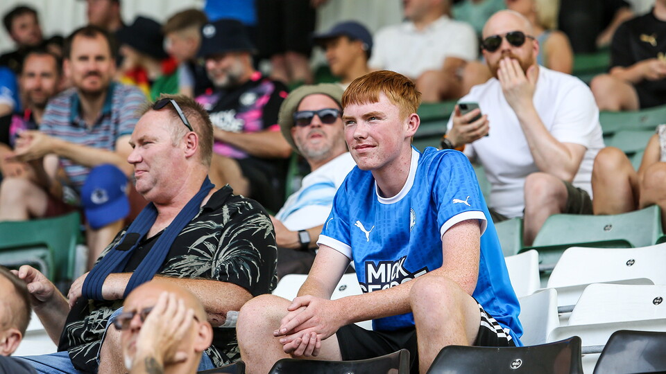 Posh Fans at Plymouth Argyle